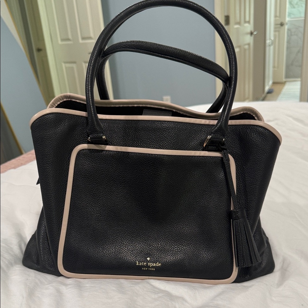 Kate Spade Black and Cream Tote Bag